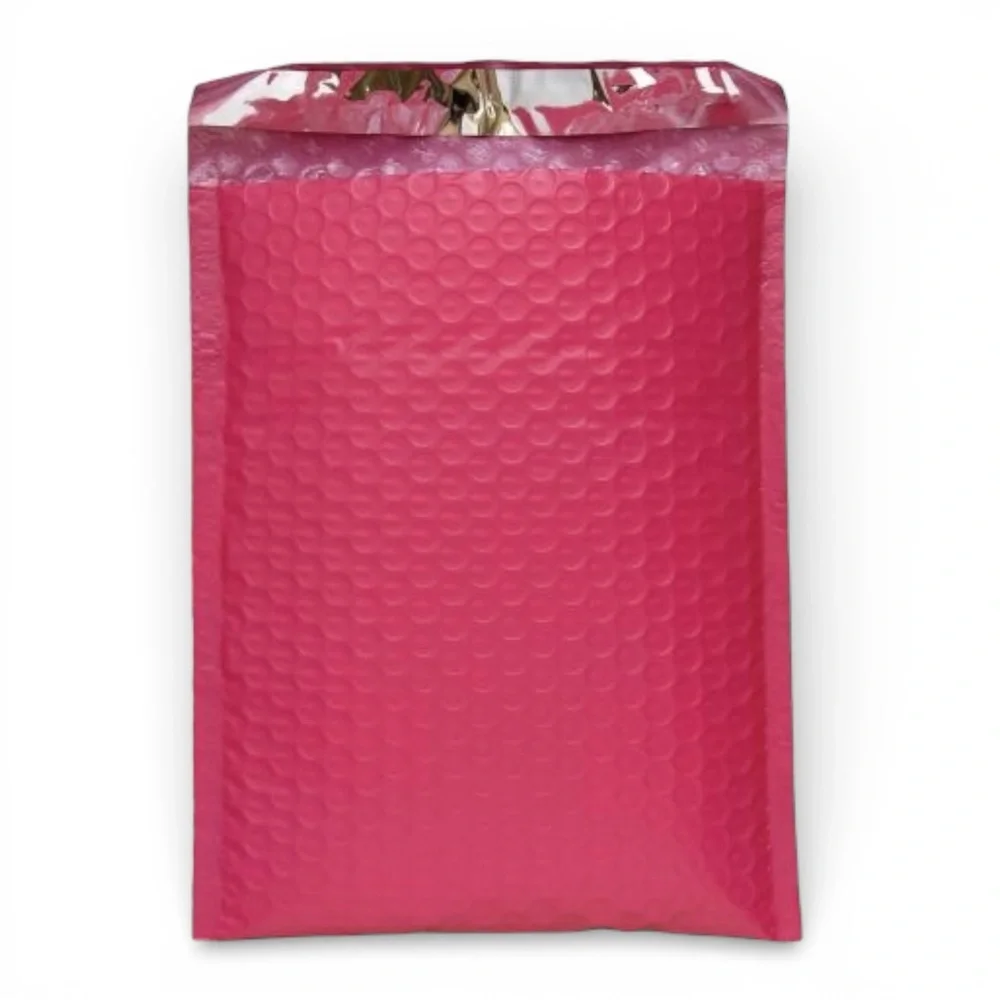 Hot Pink 10.5”x16” Poly Bubble Mailer Pack of 10